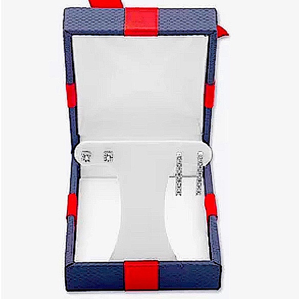 2 Pair Sterling Silver Genuine Diamond Earring Set